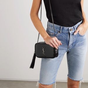 YSL Lou Croc Camera Bag